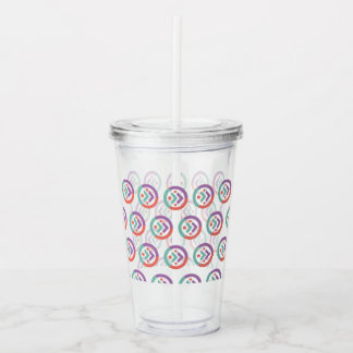 Vaso Acrílico Tumbler acrílico con paja