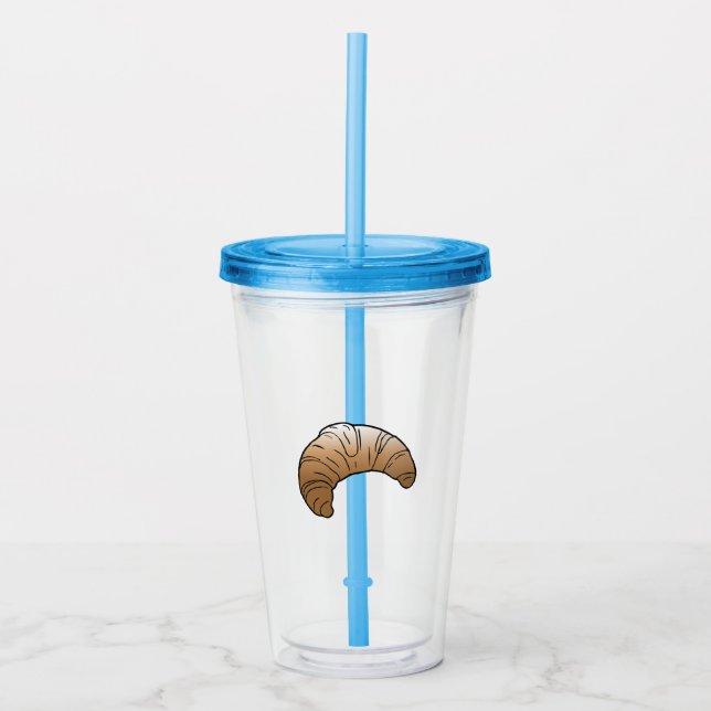 Vaso Acrílico Tumbler acrílico croissant (Anverso)