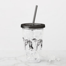 Vaso Acrílico Tumbler acrílico de Borzoi