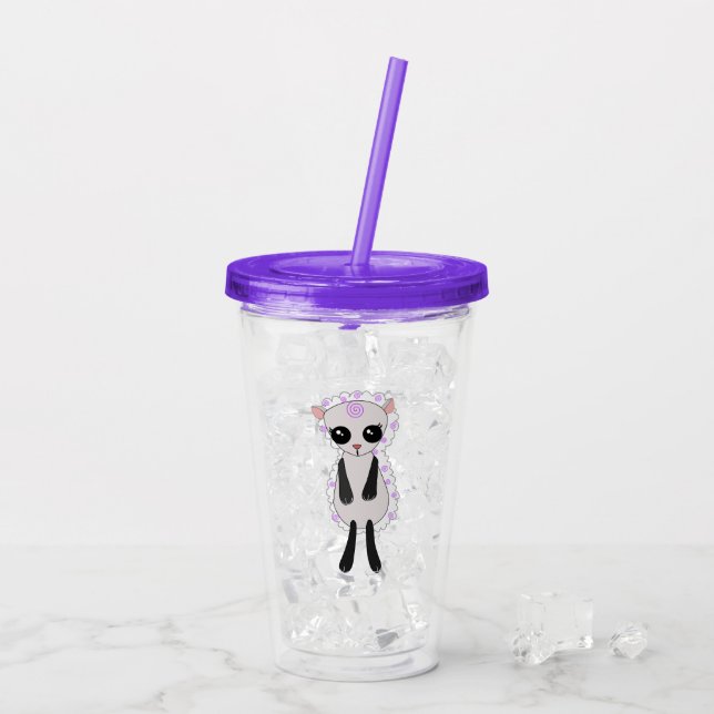Vaso Acrílico Tumbler acrílico de cordero pequeño (Reverso (hielo))