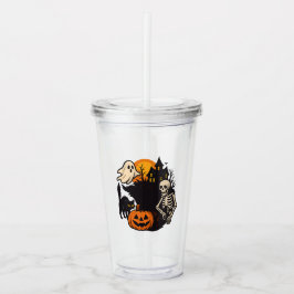 Vaso Acrílico Tumbler acrílico de Halloween