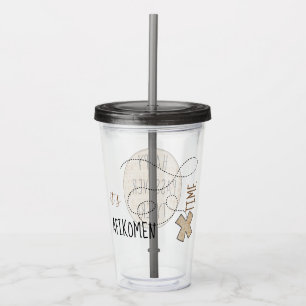 Vaso Acrílico Tumbler acrílico de la Pascua de 16 oz Es el tiemp