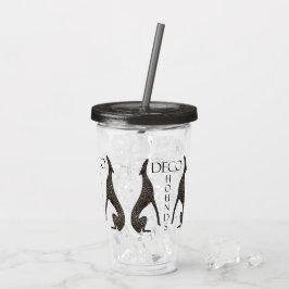 Vaso Acrílico Tumbler acrílico de límites deco