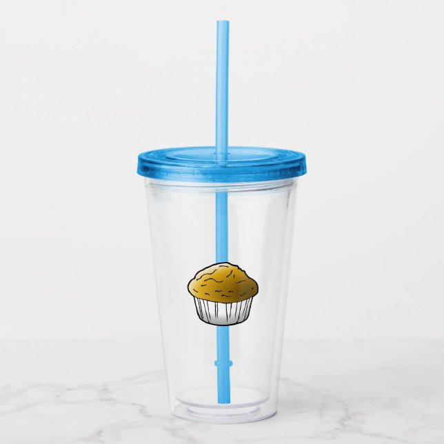 Vaso Acrílico Tumbler acrílico de muffin (Anverso)
