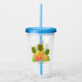 Vaso Acrílico Tumbler acrílico de piña
