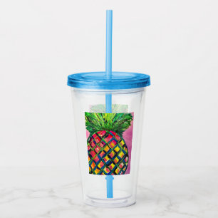 Vaso Acrílico Tumbler acrílico de piña