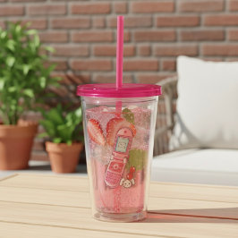 Vaso Acrílico Tumbler acrílico de teléfono celular