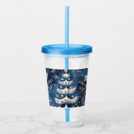 Vaso Acrílico Tumbler acrílico de vacaciones en árbol de Navidad