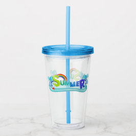 Vaso Acrílico Tumbler acrílico de verano
