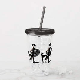 Vaso Acrílico Tumbler acrílico deco borzoi