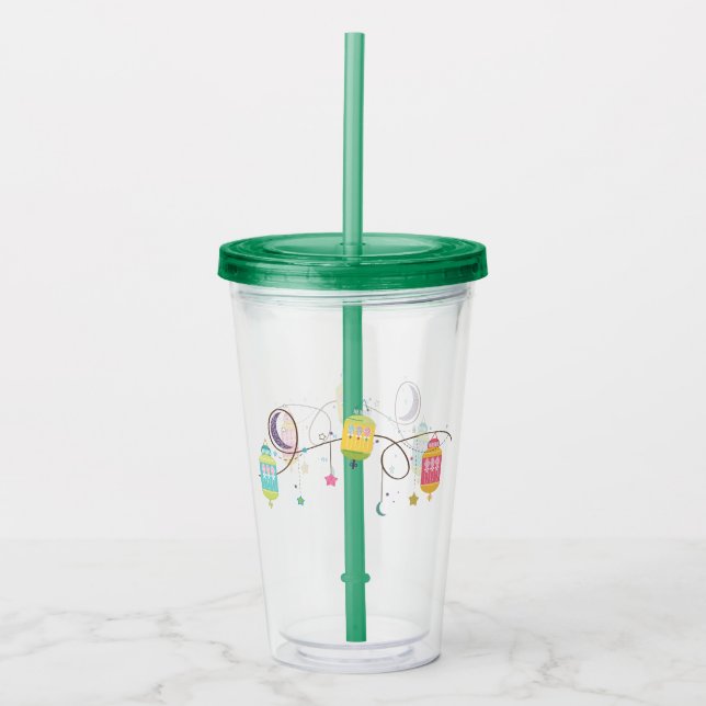 Vaso Acrílico Tumbler Acrílico Eid (Anverso)