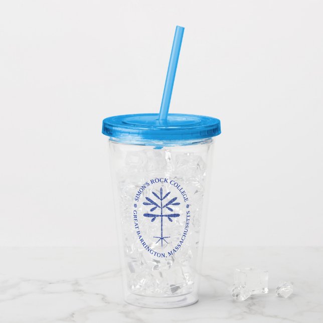 Vaso Acrílico Tumbler acrílico en azul (Reverso (hielo))