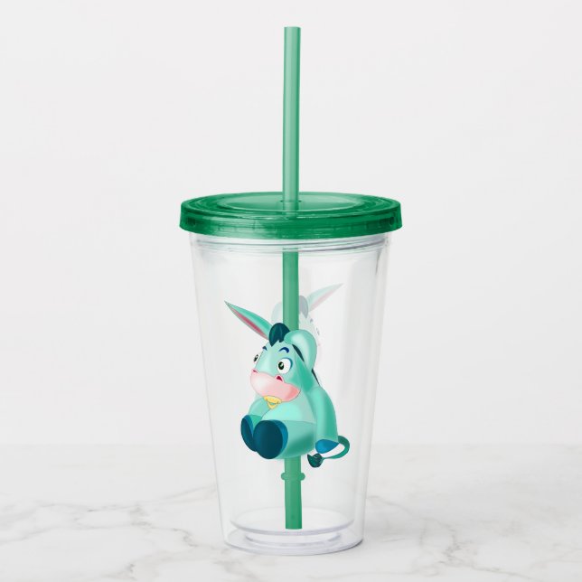 Vaso Acrílico Tumbler acrílico gracioso con burro bebé (Anverso)