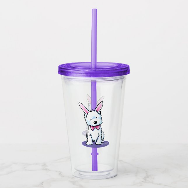 Vaso Acrílico Tumbler acrílico kiniArt de Pascua (Anverso)