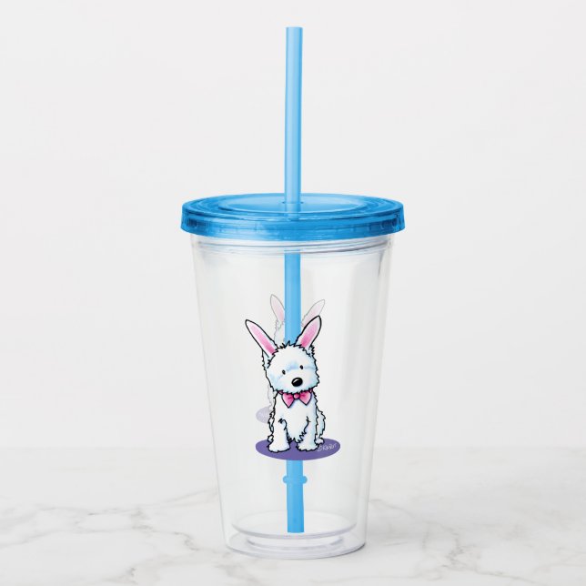 Vaso Acrílico Tumbler acrílico kiniArt de Pascua (Anverso)