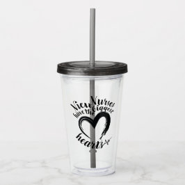 Vaso Acrílico Tumbler acrílico más grande de la NICU