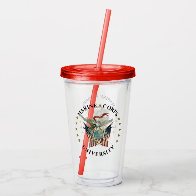 Vaso Acrílico Tumbler acrílico MCU (Reverso)