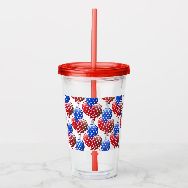 Vaso Acrílico Tumbler acrílico patriótico (Anverso)