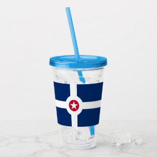Vaso Acrílico Tumbler acrílico patriótico con Indianápolis