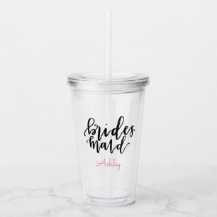Vaso Acrílico Tumbler acrílico personalizado de la dama de hono