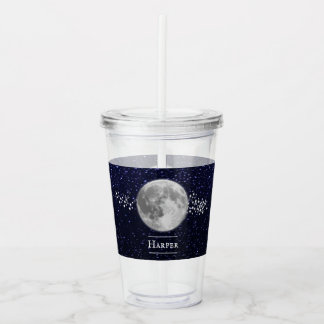 Vaso Acrílico Tumbler acrílico personalizado lunar
