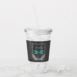 Vaso Acrílico Tumbler Acrílico Personalizado Rústico de la Drago