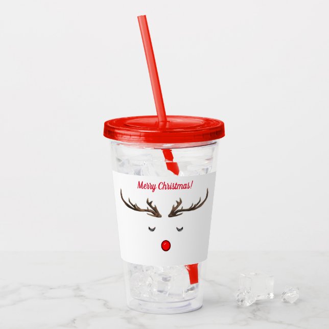 Vaso Acrílico Tumbler acrílico rudolfo (Anverso (hielo))