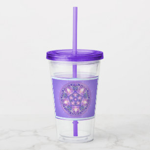 Vaso Acrílico Tumbler acrílico W1 púrpura