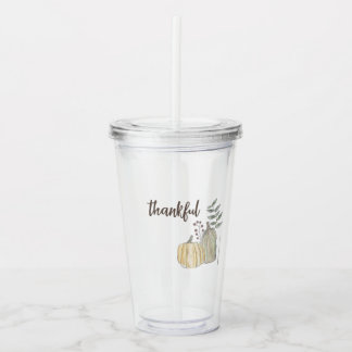 Vaso Acrílico Tumbler agradecido