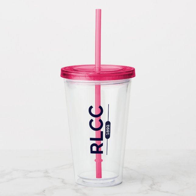 Vaso Acrílico Tumbler aislado de plástico RLCC (Anverso)
