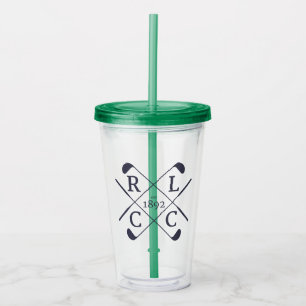 Vaso Acrílico Tumbler aislado de plástico RLCC