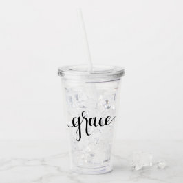 Vaso Acrílico Tumbler aislado por Grace