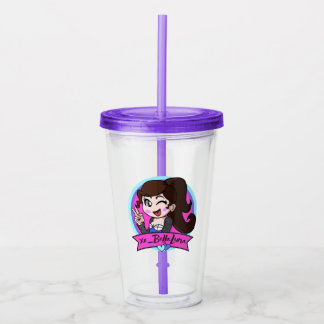 Vaso Acrílico Tumbler con el logotipo xo_BellaLuna