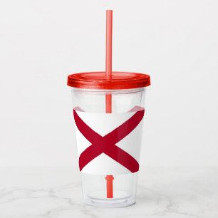 Vaso Acrílico Tumbler de acrílico patriótico con bandera de Alab