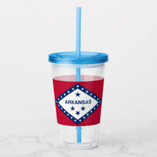 Vaso Acrílico Tumbler de acrílico patriótico con bandera de Arka