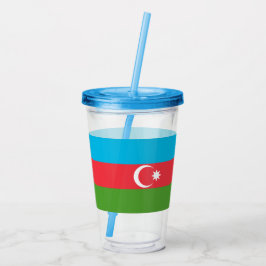 Vaso Acrílico Tumbler de acrílico patriótico con bandera de Azer