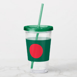 Vaso Acrílico Tumbler de acrílico patriótico con bandera de Bang