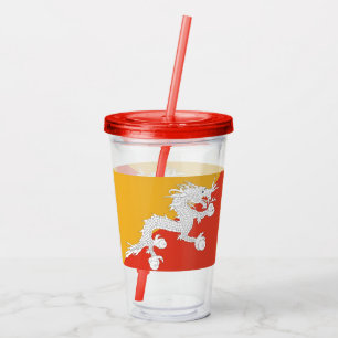 Vaso Acrílico Tumbler de acrílico patriótico con bandera de Butá