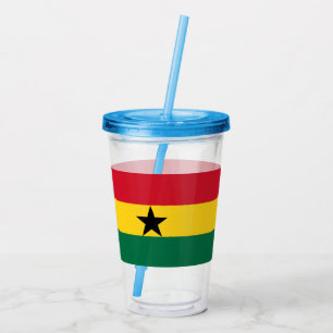 Vaso Acrílico Tumbler de acrílico patriótico con bandera de Ghan