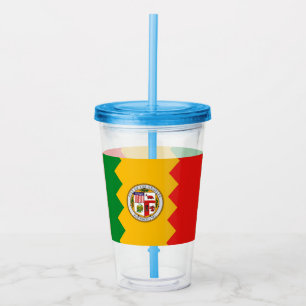 Vaso Acrílico Tumbler de acrílico patriótico con bandera de Los 