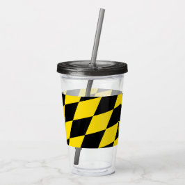 Vaso Acrílico Tumbler de acrílico patriótico con bandera de Múni