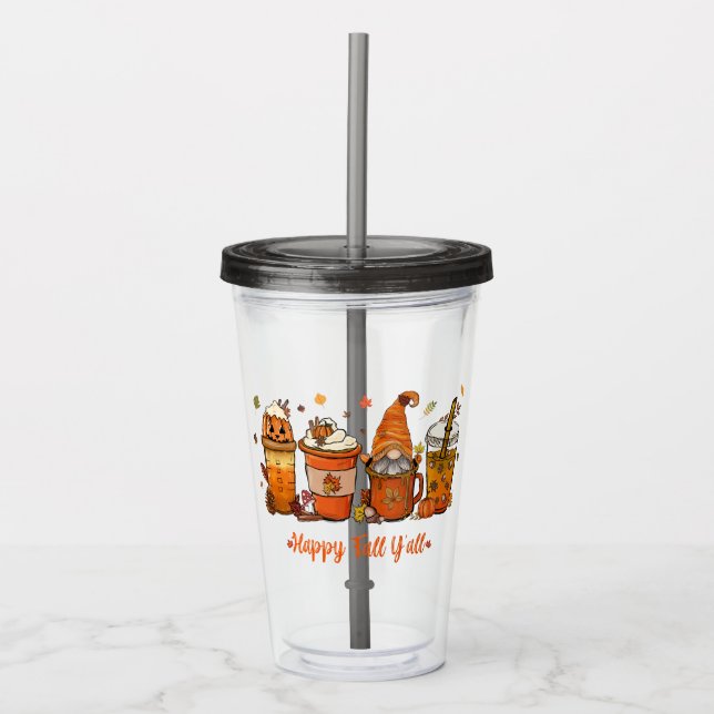 Vaso Acrílico Tumbler de Halloween (Anverso)