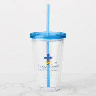 Vaso Acrílico Tumbler de Lumen Christi