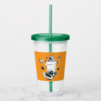 Vaso Acrílico Tumbler de mezcla de frutas