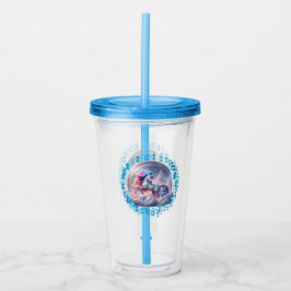 Vaso Acrílico Tumbler de Unicornio - Estrellas mágicas del Casti