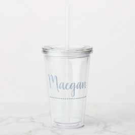 Vaso Acrílico Tumbler DOTTED MONOGRAM