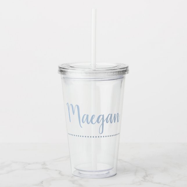 Vaso Acrílico Tumbler DOTTED MONOGRAM (Anverso)