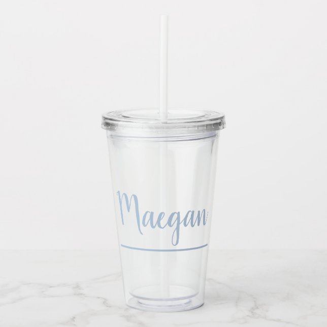 Vaso Acrílico Tumbler MONOGRAM (Anverso)