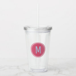 Vaso Acrílico Tumbler MONOGRAM