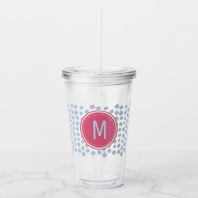 Vaso Acrílico Tumbler MONOGRAM (Anverso)